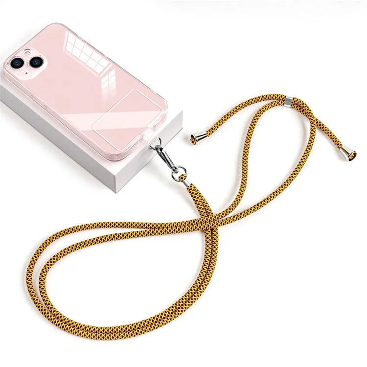 6mm Nylon Phone Strap Neck Crossbody Cell Phone Lanyard with Pad