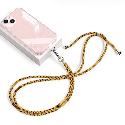 6mm Nylon Phone Strap Neck Crossbody Cell Phone Lanyard with Pad