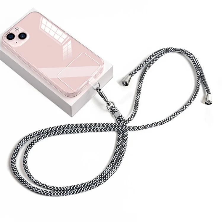 6mm Nylon Phone Strap Neck Crossbody Cell Phone Lanyard with Pad