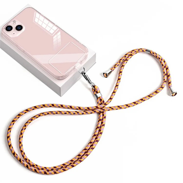 6mm Nylon Phone Strap Neck Crossbody Cell Phone Lanyard with Pad