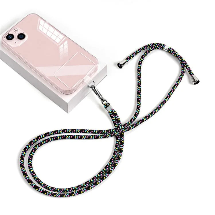 6mm Nylon Phone Strap Neck Crossbody Cell Phone Lanyard with Pad