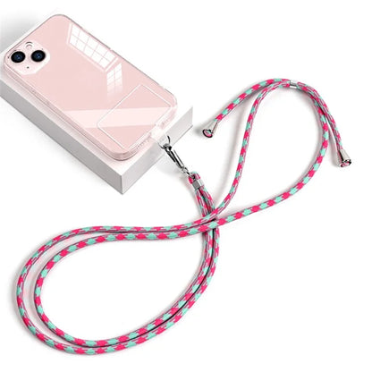 6mm Nylon Phone Strap Neck Crossbody Cell Phone Lanyard with Pad