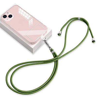 6mm Nylon Phone Strap Neck Crossbody Cell Phone Lanyard with Pad