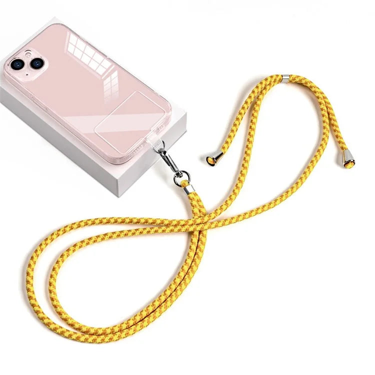 6mm Nylon Phone Strap Neck Crossbody Cell Phone Lanyard with Pad
