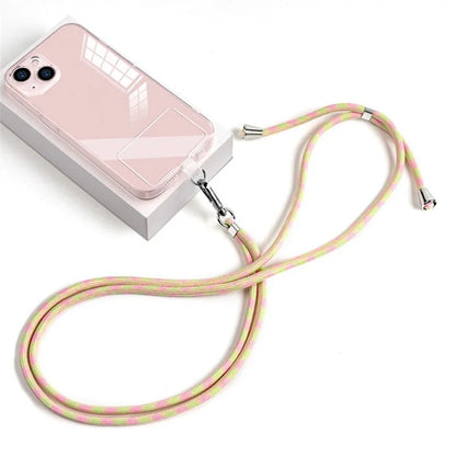 6mm Nylon Phone Strap Neck Crossbody Cell Phone Lanyard with Pad
