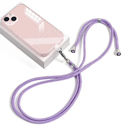 Neck Cell Phone Lanyard 6mm Nylon Adjustable Phone Strap Crossbody with Pad
