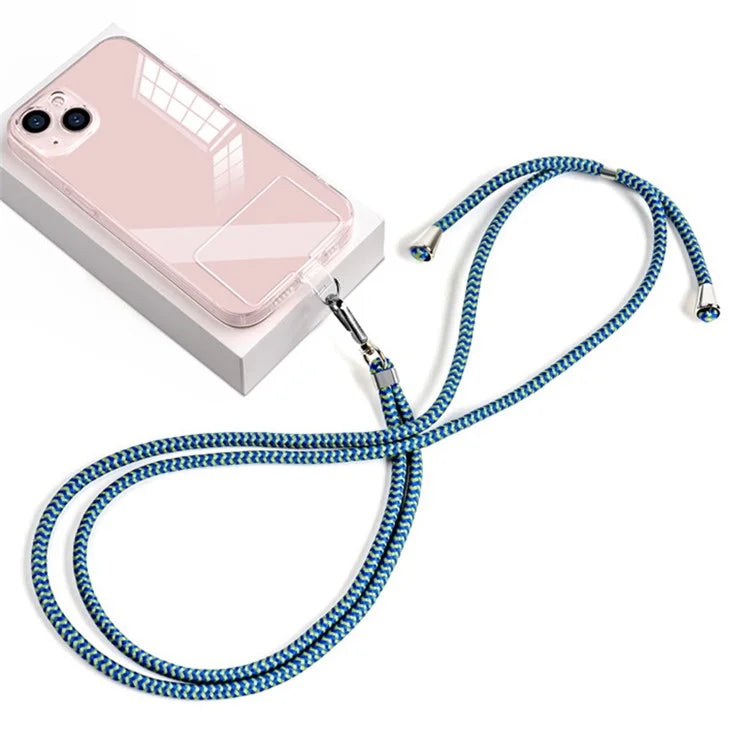 Neck Cell Phone Lanyard 6mm Nylon Adjustable Phone Strap Crossbody with Pad