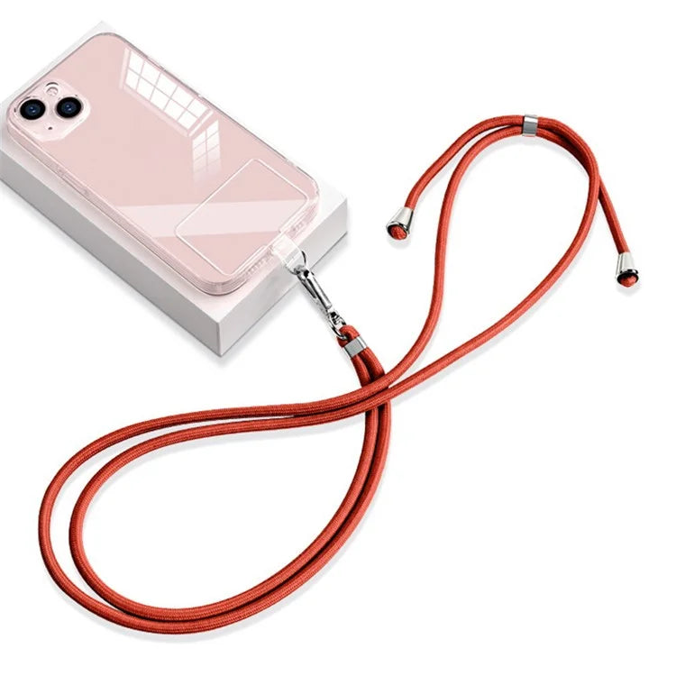 Neck Cell Phone Lanyard 6mm Nylon Adjustable Phone Strap Crossbody with Pad