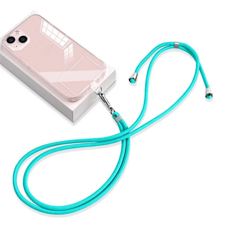 Neck Cell Phone Lanyard 6mm Nylon Adjustable Phone Strap Crossbody with Pad