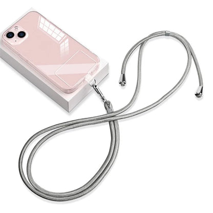 Neck Cell Phone Lanyard 6mm Nylon Adjustable Phone Strap Crossbody with Pad