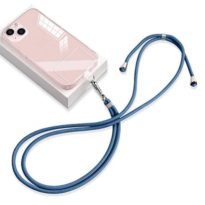 Neck Cell Phone Lanyard 6mm Nylon Adjustable Phone Strap Crossbody with Pad