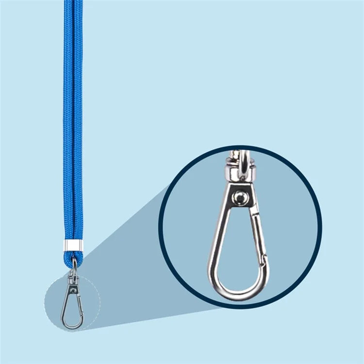 Neck Cell Phone Lanyard 6mm Nylon Adjustable Phone Strap Crossbody with Pad