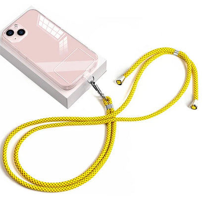 Neck Cell Phone Lanyard 6mm Nylon Adjustable Phone Strap Crossbody with Pad