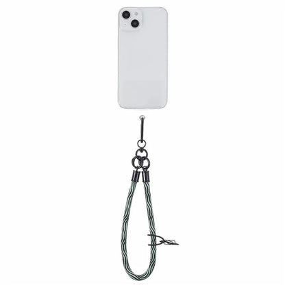 8mm 30cm S-Texture Hand Wrist Strap Short Lanyard Strap with Patch for Mobile Phone Keys Camera