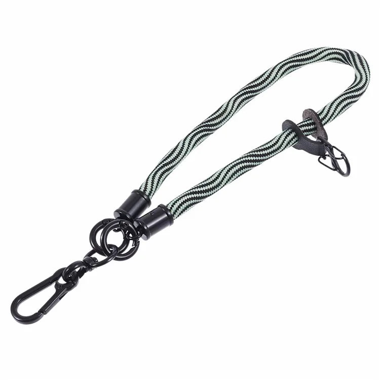 8mm 30cm S-Texture Hand Wrist Strap Short Lanyard Strap with Patch for Mobile Phone Keys Camera