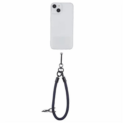 8mm 30cm S-Texture Hand Wrist Strap Short Lanyard Strap with Patch for Mobile Phone Keys Camera