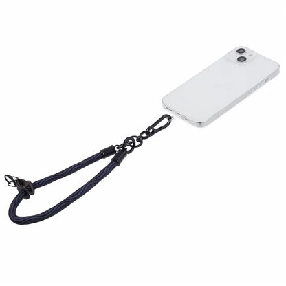 8mm 30cm S-Texture Hand Wrist Strap Short Lanyard Strap with Patch for Mobile Phone Keys Camera