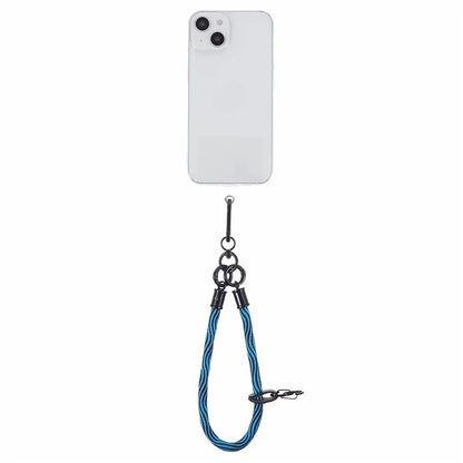 8mm 30cm S-Texture Hand Wrist Strap Short Lanyard Strap with Patch for Mobile Phone Keys Camera
