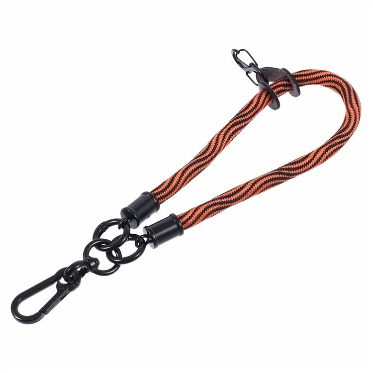 8mm 30cm S-Texture Hand Wrist Strap Short Lanyard Strap with Patch for Mobile Phone Keys Camera