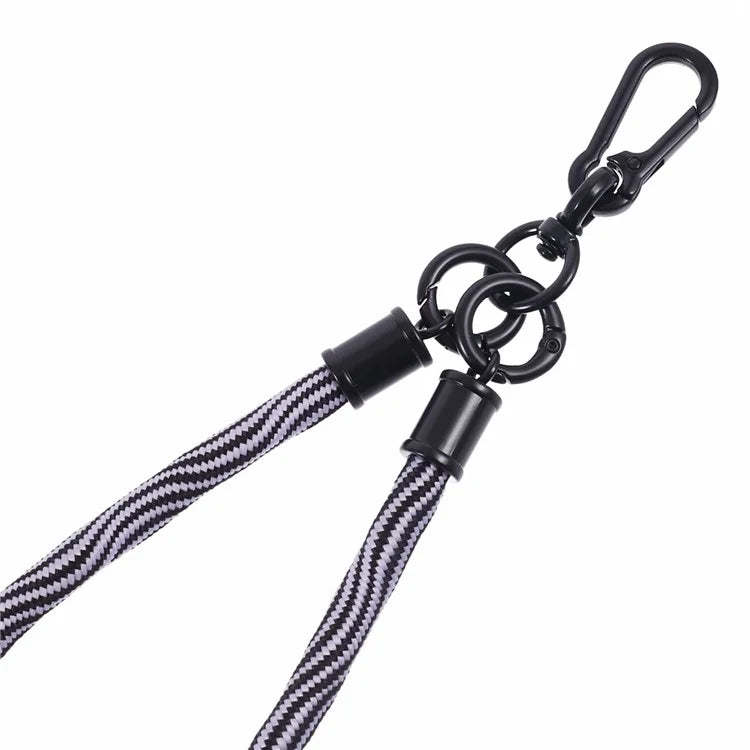 8mm 30cm S-Texture Hand Wrist Strap Short Lanyard Strap with Patch for Mobile Phone Keys Camera