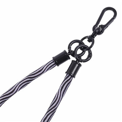 8mm 30cm S-Texture Hand Wrist Strap Short Lanyard Strap with Patch for Mobile Phone Keys Camera