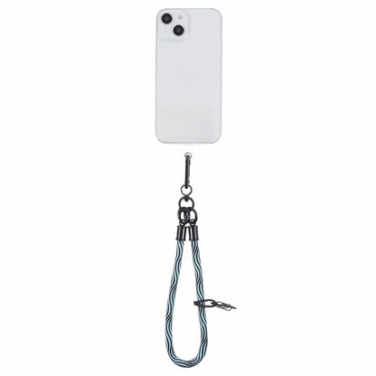 8mm 30cm S-Texture Hand Wrist Strap Short Lanyard Strap with Patch for Mobile Phone Keys Camera