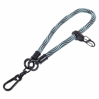 8mm 30cm S-Texture Hand Wrist Strap Short Lanyard Strap with Patch for Mobile Phone Keys Camera