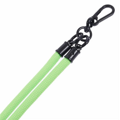 Style A Solid Color Phone Strap 10mm Crossbody Nylon Phone Charm with Clear Patch