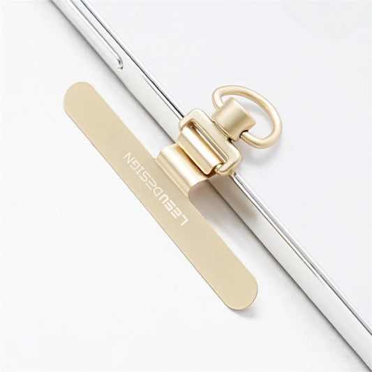 LEEU DESIGN Slim Phone Tether Tabs Anti-Lost 360-Degree Rotating Metal Safety Patch for Phone Case Lanyard