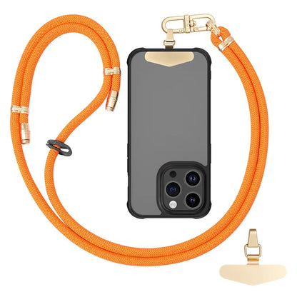 LEEU DESIGN 120cm Smartphone Shoulder Strap with Metal Tether Tab, Adjustable Cell Phone Polyester Lanyard