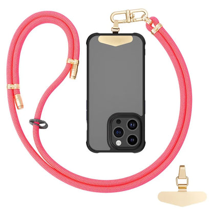 LEEU DESIGN 120cm Smartphone Shoulder Strap with Metal Tether Tab, Adjustable Cell Phone Polyester Lanyard