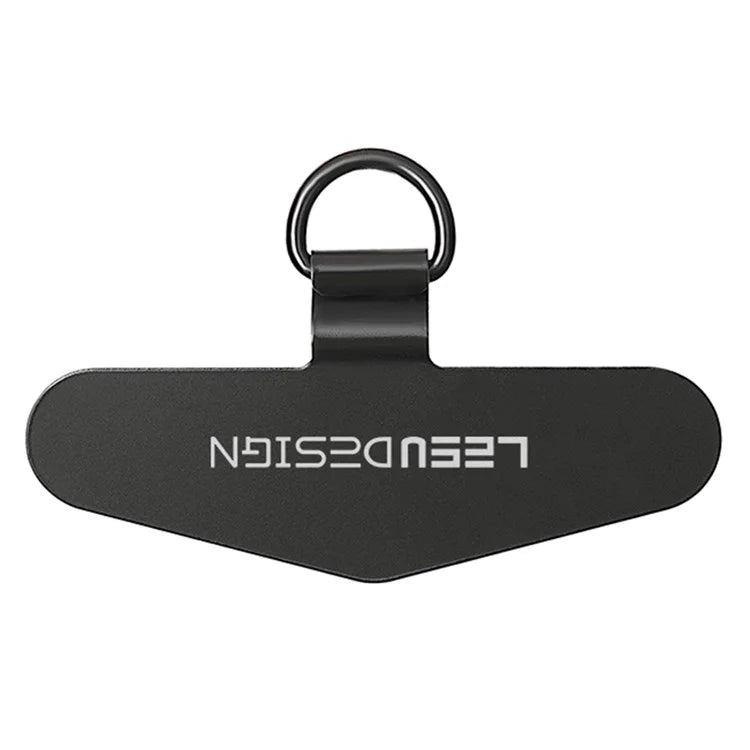 LEEU DESIGN Phone Lanyard Tether Tab Universal Metal Patch with Buckle