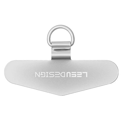 LEEU DESIGN Phone Lanyard Tether Tab Universal Metal Patch with Buckle