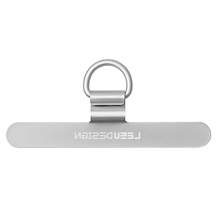 LEEU DESIGN Phone Tether Tabs Universal Slim-Fit Phone Lanyard Patches with Metal Ring