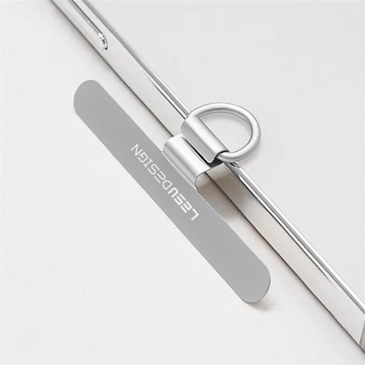 LEEU DESIGN Phone Tether Tabs Universal Slim-Fit Phone Lanyard Patches with Metal Ring