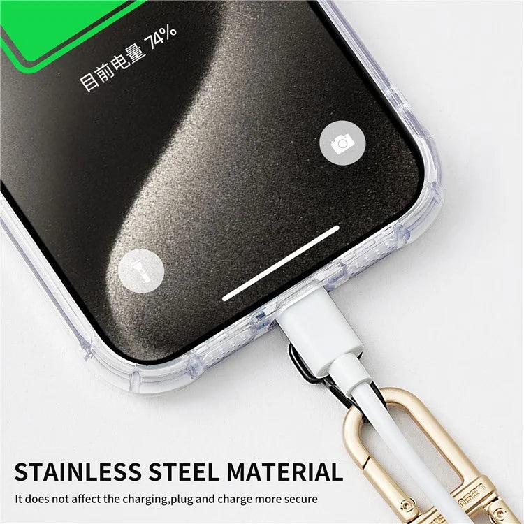 LEEU DESIGN Metal Phone Tether Tabs Universal Phone Lanyard Replacement Part