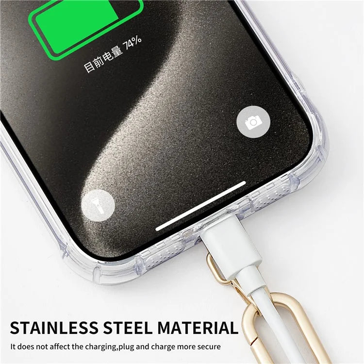 LEEU DESIGN Metal Phone Tether Tabs Universal Phone Lanyard Replacement Part