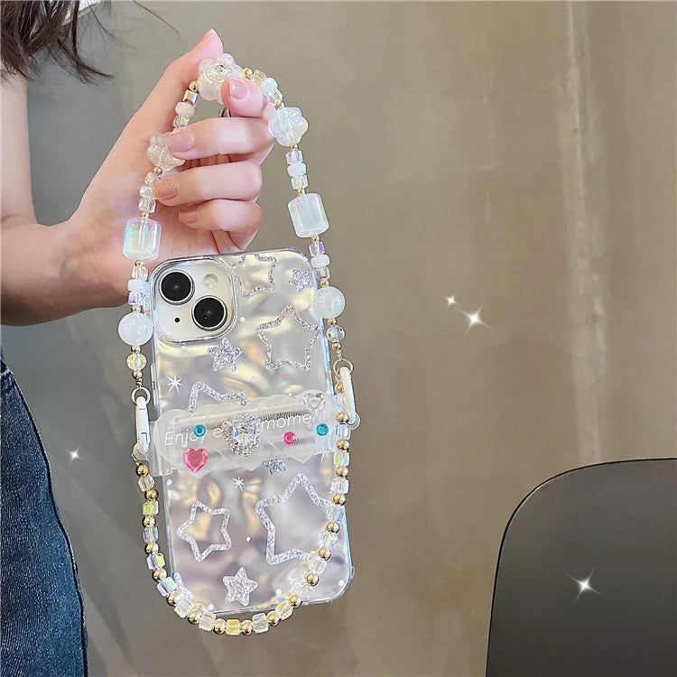 Cell Phone Short Strap Universal Back Clip Patch, Portable Phone Clamp Mount