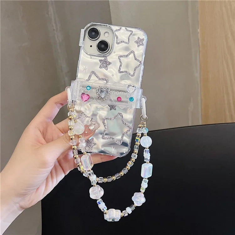 Cell Phone Short Strap Universal Back Clip Patch, Portable Phone Clamp Mount