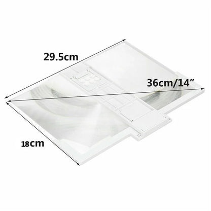 F3 14-inch Phone Screen Magnifier HD Movie Viewing Screen Videos Magnifying Foldable Stand