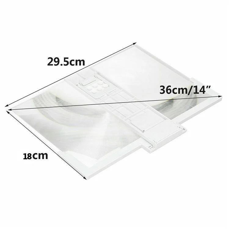 F3 14-inch Phone Screen Magnifier HD Movie Viewing Screen Videos Magnifying Foldable Stand