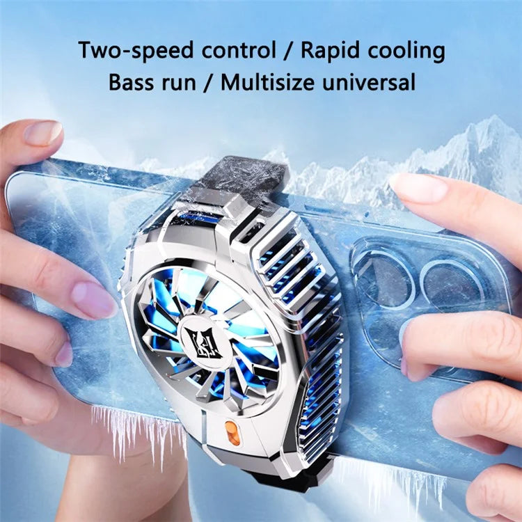 N15 Clip-On Phone Radiator Cellphone Live Streaming Gaming Heat Dissipation Semiconductor Cooling Fan