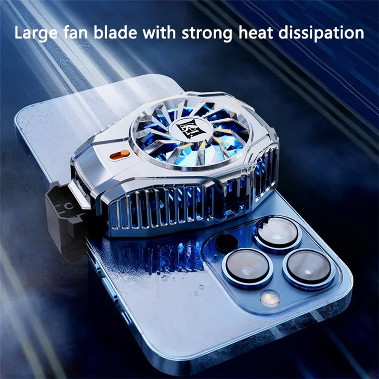 N15 Clip-On Phone Radiator Cellphone Live Streaming Gaming Heat Dissipation Semiconductor Cooling Fan