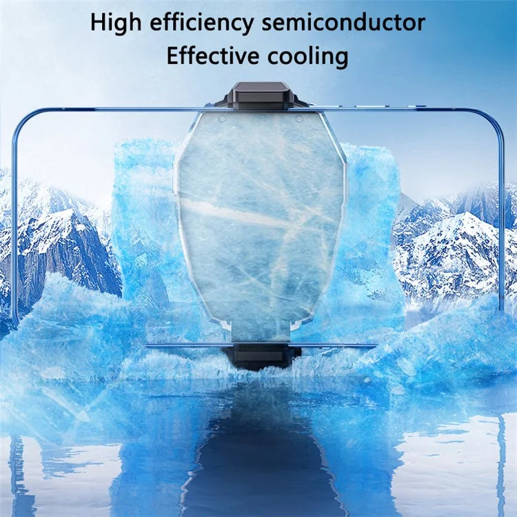 N15 Clip-On Phone Radiator Cellphone Live Streaming Gaming Heat Dissipation Semiconductor Cooling Fan