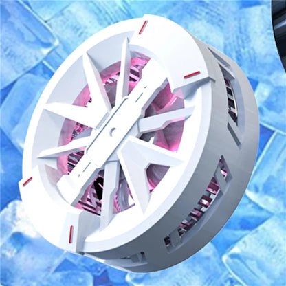 JS-40 Magnetic Phone Back Radiator Fan Cellphone Live Streaming Gaming Heat Dissipation Cooler
