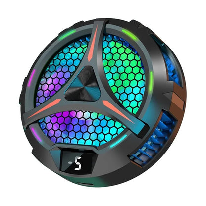 Professional Tablet Semiconductor Heat Sink with LED Display 2 Adjustable Cooling Levels for Gaming Live Streaming