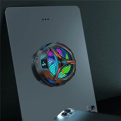 Professional Tablet Semiconductor Heat Sink with LED Display 2 Adjustable Cooling Levels for Gaming Live Streaming