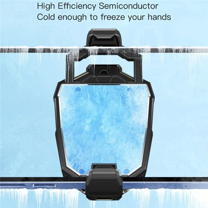 X20 Cell Phone Heat Sink Semiconductor Cooling Fan with 2 Stages Adjustment Low Noise Back Clip for Gaming
