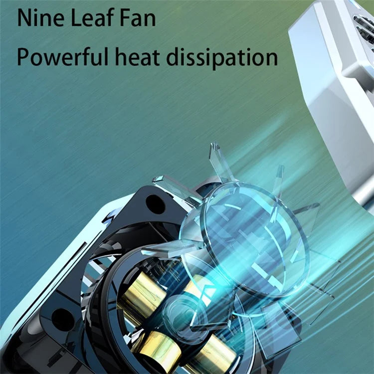 H15 Rechargeable Phone Back Radiator Semiconductor Cellphone Gaming Heat Dissipation Cooler Fan
