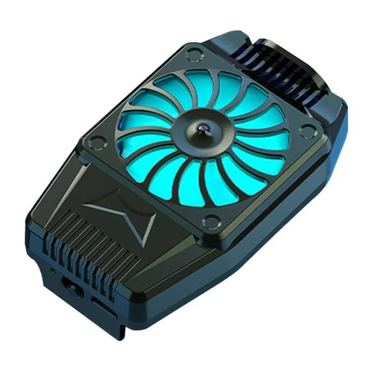 H15 Rechargeable Phone Back Radiator Semiconductor Cellphone Gaming Heat Dissipation Cooler Fan